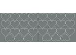 Adesivi A Forma Di Cuore Per San Valentino, 6 Cm, 30 Pezzi, Grigio Lucido