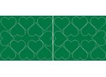 Adesivi A Forma Di Cuore Per San Valentino, 7 Cm, 24 Pezzi, Verde Brillante