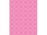 Adesivi Rotondi, Diametro 6 Cm, 48 Pezzi, Rosa Opaco