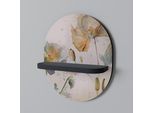 Soften Poppy Scaffale Ovale Nero