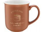 Tazza In Porcellana Caramello 380 Ml Per Caffè E Tè
