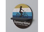 Summertime Scaffale Ovale Nero