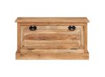 Syfax™ Panca Con Scarpiera 85X40X45 Cm In Legno Massello Di Acacia