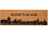 Giftdecor | Tappetino Per Porta - Tappeto D'ingresso - 40 X 120 Cm - Porta D'ingresso - Zerbino - Benvenuto A Casa