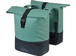 Basil Doppia Borsa Da Bicicletta Cove 28-32 L 14 X 29 X 36 Cm - Verde Nero