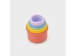 Tickit Tazza Impilabile Giocattolo Arcobaleno In Silicone Sensoriale
