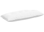 Vidaxl Cuscino Schienale Bianco 120 X 19 X 50 Cm In Tessuto