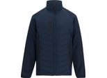 Regatta - Giacca Trapuntata Da Uomo, Cerniera Integrale RG12390 (3XL) (Blu Navy/Grigio Cenere)