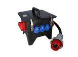 Distributore Mobile Pce Spitz In Gomma Piena 3 X Cee 3 X Prese Con Contatto Di Protezione