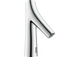 Hansgrohe Axor Starck Organic Mitigeur De Lavabo, éLectronique, Alimentation Par Pile, TempéRature PréRéGlable, Saillie 117Mm, 12172000, 12172000