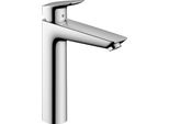 Hansgrohe Logis Mitigeur De Lavabo, Comfortzone190, Sans Garniture DéCoulement, Saillie 166Mm, 71091000, 71091000