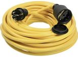 As-Schwabe Cavo Di Prolunga 5M Cavo Schuko 230V 16A 3G1.5 Giallo IP44