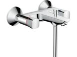 Hansgrohe Logis Mitigeur De Bain à 2 PoignéEs, Apparent, 2 Consommateurs, Saillie 217Mm, Chromé, 71243000, 71243000