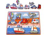 Puzzle Di Veicoli In Legno Simply For Kids
