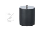 Wenko Scatola Con Coperchio Per Gioielli, Lacci Per Capelli, Batuffoli Di Cotone, Bagno Wc Ø10,5X9Cm