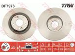 2X Disco Freno Trw DF7973 Per Hyundai Santa FÉ Ii (Cm) Per Kia Sorento Ii (Xm)