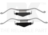 Kit Accessori Nk Pastiglie Freno A Disco 7936297 Per Opel Vectra C Caravan (Z02)