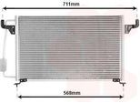 Van Wezel 09005085 Condensatore Climatizzatore Condensatore Climatizzatore