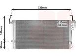 Van Wezel 82005071 Condensatore Climatizzatore Condensatore Climatizzatore + Essiccatore