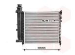 Van Wezel 40002073 Radiatore Radiatore Acqua Radiatore Motore Adatto Per Peugeot 309 I (10C, 10A)