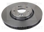 2 Dischi Freno Anteriori Nk Per Renault Laguna 2 + Grandtour