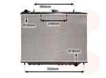 Van Wezel Radiatore Raffreddamento Motore 37002456 Per Opel Frontera B Suv (U99)