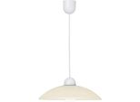 Rabalux 4615 Lampada A Sospensione 1 Spot Gamma Cupola, E27, Bianco, Rotonda, Standard, ø325Mm