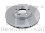 2 Dischi Freno Anteriori Nk Per Ford Galaxy Seat Alhambra Vw Sharan T4
