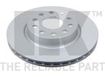 2X Disco Freno Anteriore Nk Per Vw Golf V Hatchback (1K1)