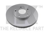 2X Disco Freno Nk 312626 Per Honda Civic Vii Hatchback (Eu Ep Ev) FR-V (Be)