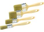 SchüLler Eh' Klar Set Di 4 Spazzole Piatte Mercato L Crema, Misure 20, 30, 50, 60 Mm