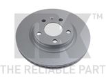 2 Dischi Freno Anteriori Nk Per Audi A4 Seat Exeo Vw Passat