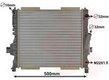 Van Wezel 43002167 Radiatore Acqua Radiatore Motore Per Renault Twingo I (C06)