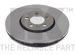 2X Disco Freno Anteriore Nk Per Vw Golf Iv Hatchback (1J1)