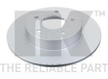 2X Nk Disco Freno Posteriore Per Nissan Almera Tino (V10) Primera Estate (WP12)