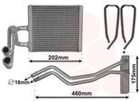 Van Wezel 18006455 Scambiatore Di Calore Riscaldamento Interno Radiatore Per Ford Fiesta Mk6 Hatchback (JA8, JR8) Fiesta Mk6 Furgone