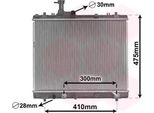 Van Wezel 52002701 Radiatore Radiatore Acqua Radiatore Motore Per Suzuki Swift Iv (Fz, Nz)