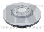 2X Disco Freno Nk 3147115 Per Vw Per Golf V Hatchback (1K1) 50Mm 312Mm