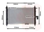 Van Wezel 81002046 Radiatore Acqua Radiatore Motore Per Daewoo Matiz Hatchback (M100, M150)