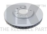 2X Nk Disco Freno Anteriore Per Saab 9-5 Estate (YS3E)