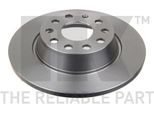 2X Disco Freno Posteriore Nk Per Vw Golf V 1K1 Per Audi A3 8P1