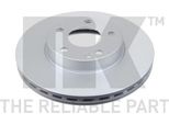 2X Disco Freno Nk 3133111 Per MERCEDES-BENZ Classe A (W176) 50Mm 280Mm
