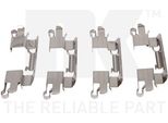 Kit Accessori Nk Pastiglie Freno A Disco 79221769 Per Nissan NP300 Navara Pickup (D40)
