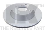 2X Disco Freno Nk 314741 Per Audi Per 80 Berlina (8C2 B4) 56 3Mm 280Mm