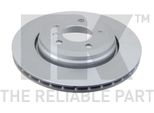 2X Disco Freno Nk 311545 Per Bmw Per 3 Berlina (E46) Per 3 Touring (E46) 60Mm