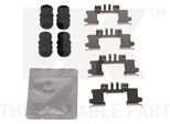 Kit Accessori Nk Pastiglie Freno A Disco 79221812 Per Nissan Pixo (UA0)
