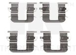 Kit Accessori Nk Pastiglie Freno A Disco 79341746 Per Hyundai I10 (Pa)