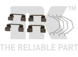 Kit Accessori Nk Pastiglie Freno A Disco Per Mazda 323 F Vi (Bj) Premacy (Cp)