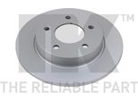 2X Disco Freno Nk 313250 Per Mazda 5 (CR19) 3 (Bk) 3 (Bl) 3 Notchback (Bk)