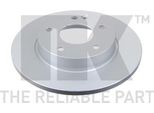 2X Disco Freno Nk 313345 Per MERCEDES-BENZ Classe A (W168) 40Mm 260Mm